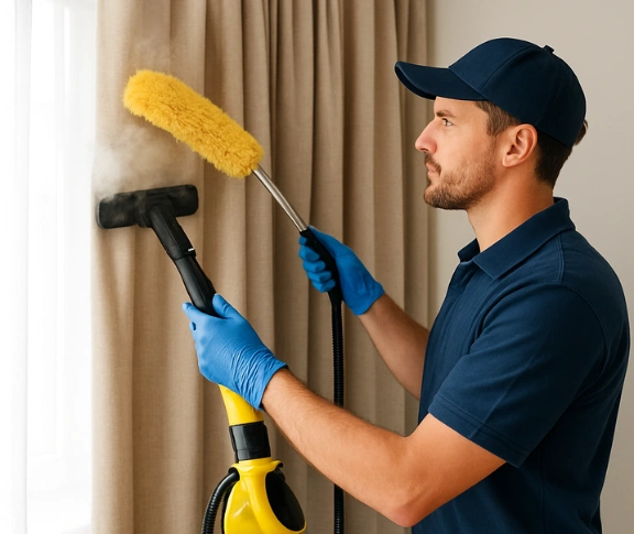 Trusted blind cleaning technician Matty Curtain Cleaning fairfield-heights-nsw QLD
