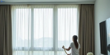 Delicate sheer drape cleaning fairfield-heights-nsw Matty Curtain Cleaning